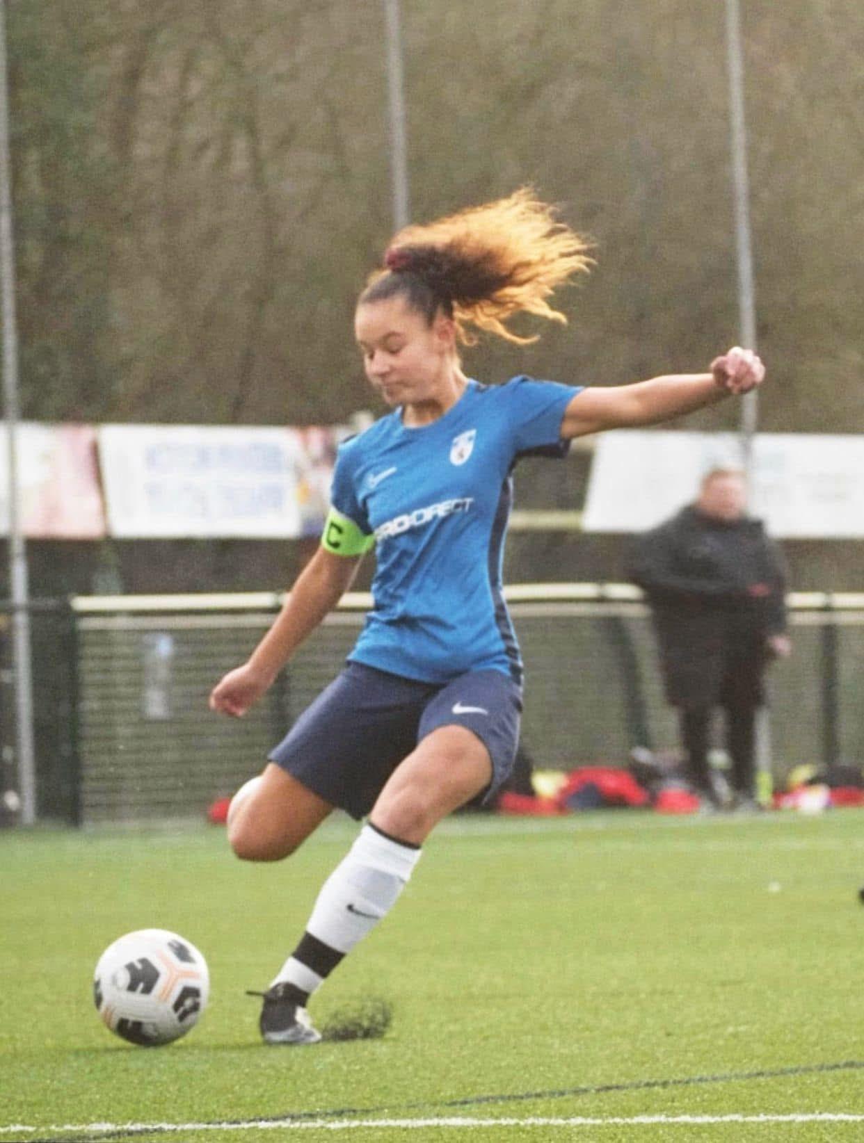 Brooklyn strikes a ball